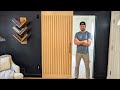 The Modern Wood Slat Door - Easy DIY Project!