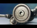 Rusty Old Hand Motor Coil Winding Machine Restoration Video