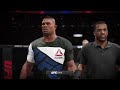 EA Sports UFC 2 Overeem vs Velasquez Simulation