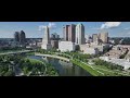 Downtown Columbus - Drone 4k