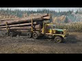 Quarry Logging with Pacific P16 - SnowRunner 4k (No Commentary)