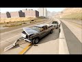BeamNG Drive - Realistic Freeway Crashes #5