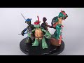Playmates 40th Anniversary TMNT Original Sketch Action Figures Unboxing & Review