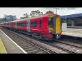 Filming trains at three different stations