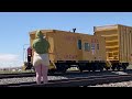 4014 Big Boy departing Wamsutter Wyoming on July 1st 2024