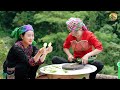 Two sisters harvest winter melon garden - make winter melon tea for summer - Bếp Trên Bản
