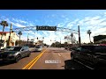 Pacific Coast, Carlsbad via Historic Highway 101 | ASMR 4K Relaxing Driving Video | California