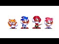 Classic Sonic and Tails ft. Knuckles and NOW Amy Dancing Meme