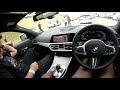 I DROVE A BMW M340i X-Drive ON A RACE TRACK!!! The BMW 2020 M340i X drive POV Review