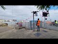 Lowestoft Harbour Bascule Bridge raising, Suffolk