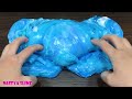 PINK vs BLUE! Mixing Random into GLOSSY Slime ! Satisfying Slime Video #372
