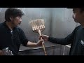 Process of making brooms that cost $500 each. Handmade brush factory made by Japanese craftsmen.