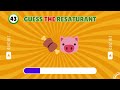 Guess the Fast Food Restaurant by Emoji 🍔🍕Food and Drink by Emoji Quiz #foodquiz | Quiz Biz