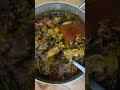 Mutton and malabar spinach 