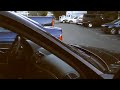 First flight of the drone landing on the seat of a car