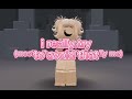 Here's a song #Roblox #relatable #funny