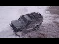 TRX-4 snowchain test run in Ottawa