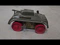 vintage toy MARX MAR TOYS military tank wind up