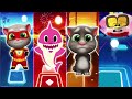 Talking Tom friends vs baby shark vs trolls coffin dance song