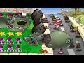 Hypno Peashooter Gatling and 999 Hypno Shroom vs Zomboss Gargantuar - Plants vs Zombies Hack