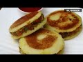 सूजी और आलू से बनाएं बेहतरीन नाश्ता जिसे देखते ही भूक दस गुना बढ़ जाएं || Idli Burger Recipe