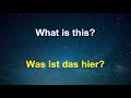 Learn German while you sleep. English - German