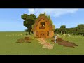 minecraft// tutorial How to Build Aesthetic yellow Cottage house✨