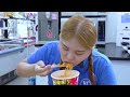 Mukbang Fire Spicy Noodle Chicken 배홍동 비빔면 & 편의점 신상 음식 먹방! Convenience Store food | HIU 하이유