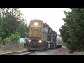 Half An Hour Chase Of Local CSXT F736 With Two Geeps From Fayetteville, NC To Vander, NC