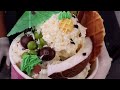 Coconut Ice Cream Rolls - how to make fresh Coconuts to rolled fried Ice Cream | Street Food ASMR