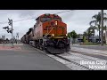 Amtrak Surfliner at The McFadden Ave crossing Compilation (Bonus Clip + 400 Subscribers Special)