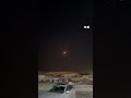 The moment Iranian missiles hit Nevatim airbase in Israel