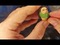 Sculpting a Beard with Green Stuff