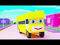 Wheels On The Bus | Go Round and Round | Kid's Favorite Nursery Rhyme | Pilli Go Preschool Rhymes