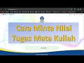 Cara Minta Nilai TMK (Tugas Mata Kuliah) UT #universitasterbuka