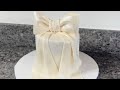 How to Make a glittery Fondant Bow Cake | EASY TUTORIAL