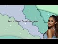 we can't be friends - Ariana Grande  (Lyrics)