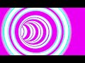 Never Ending Neon Light Multi Color Rings | 4k Relaxing Screensaver | VJ Loops Free