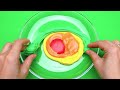 Rainbow Eggs SLIME Cleaning Pinkfong in Mini Heart with CLAY Coloring! Satisfying ASMR Videos