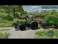 MOWING & PICKING UP GRASS, FEEDING COWS│THE BAVARIAN FARM │FS 22│7