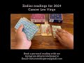 Zodiac readings for 2024 Cancer Leo Virgo #zodiacreading #zodiacprediction #newyearreading #youtube