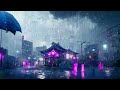 💤🕗Midnight Walk in the Rain 🌃🌧 [Lofi, Chill, Ambient music]