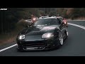 Smoothless touge run | S13 + Eclipse + Supra + S15  + 350z  + Chaser + E92