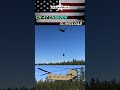 CH-47 Chinook Conducts Sling Load Helicopter #shorts