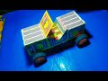 How to make car with matchbox || Matchbox jeep car kaise banaen || Science Project ll #youtube