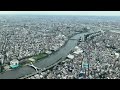 A walk around the top of Tokyo Skytree, and the view from the windows