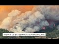 Firefighters battle major California wildfire