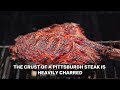 The difference between Rare, Blue Rare and Pittsburgh Steak,