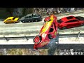 GTA 4 Lightning McQueen Cliff Drops & Crashes ep.1