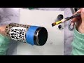 How To Fully Wrap A Tapered Cup With Patterned Vinyl